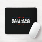 Falsches Lügen gegen Trump Mousepad (Mit Mouse)