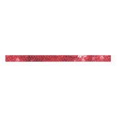 Falsches rotes Paillettenbild Ripsband (Vorderseite)