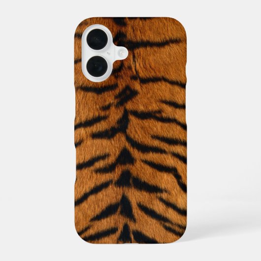 Falsches Sibirisches Tigermaul Fell iPhone 16 Hülle (Rückseite)