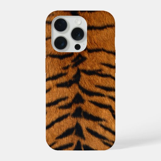 Falsches Sibirisches Tigermuster iPhone Hülle (Rückseite)