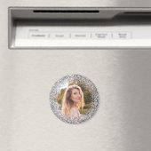 Falsches Silber-Glitter-Foto Magnet (In Situ (Geschirrspüler))