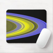 Falschfarbenbild der Ringe des Saturns Mousepad (Mit Mouse)