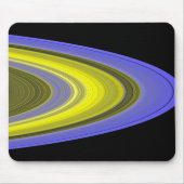 Falschfarbenbild der Ringe des Saturns Mousepad (Vorne)