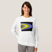 Falschfarbenbild der Ringe des Saturns T-Shirt (Vorne ganz)