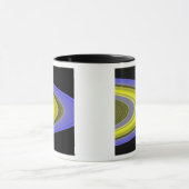 Falschfarbenbild der Ringe des Saturns Tasse (Zentrum)
