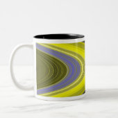 Falschfarbenbild der Ringe des Saturns Zweifarbige Tasse (Links)