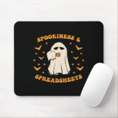 Falschheit und Tabellenkalkulation Halloween-Buchh Mousepad (Mit Mouse)