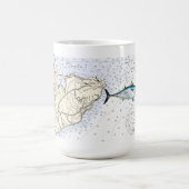 False Albacore Montauk Chart Kaffeetasse (Mittel)