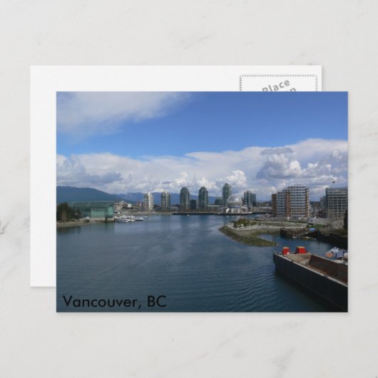 False Creek, Vancouver BC Postkarte (Vorne/Hinten)