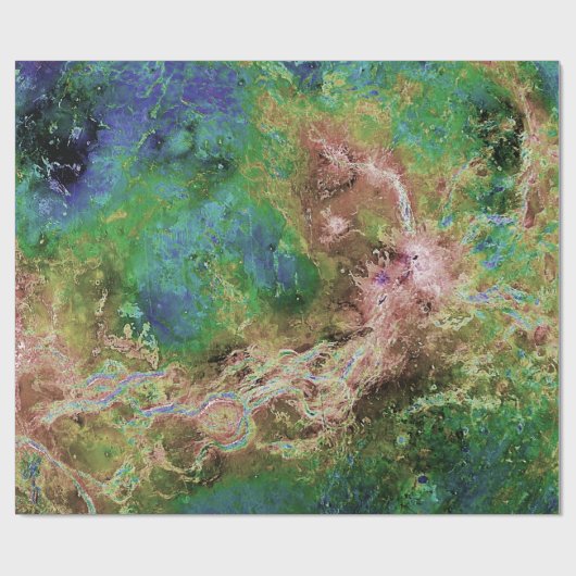 FALSE-FARBE VENUS GESCHENKPAPIER (Flach)