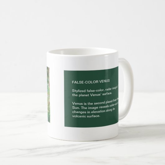 FALSE-FARBE VENUS KAFFEETASSE (VorderseiteRechts)