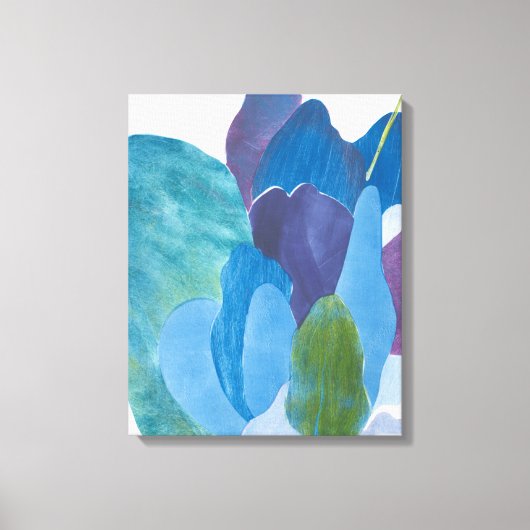False Indigo I Leinwanddruck (Vorderseite)