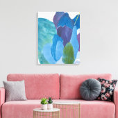 False Indigo I Leinwanddruck (Insitu (Wohnzimmer))