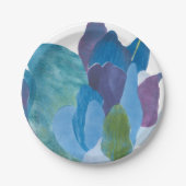 False Indigo I Pappteller (Vorderseite)