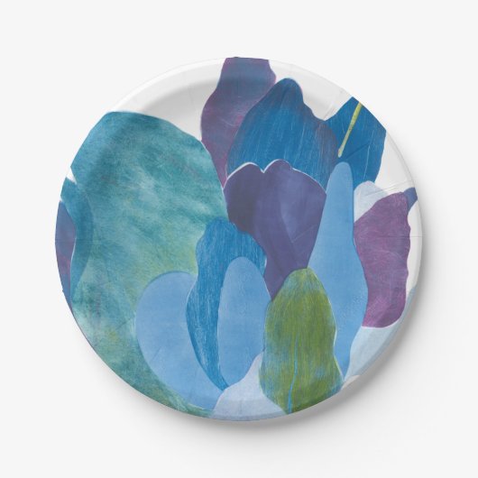 False Indigo I Pappteller (Vorderseite)