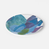 False Indigo I Pappteller (Schrägansicht)