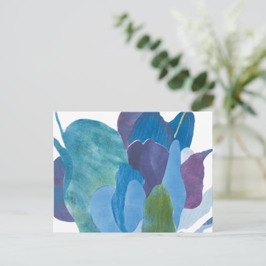 False Indigo I Postkarte (Stehend Vorderseite)