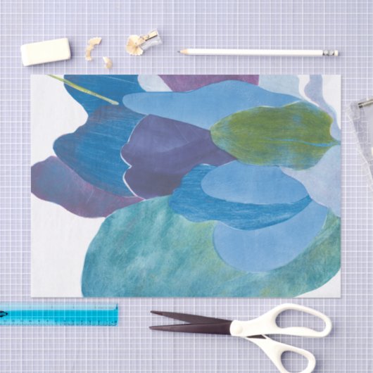 False Indigo I Seidenpapier (Handwerk)