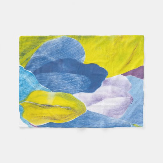 False Indigo III Fleecedecke (Vorderseite (Horizontal))