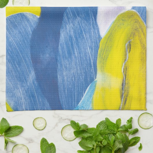 False Indigo III Küchentuch (Gefaltet)