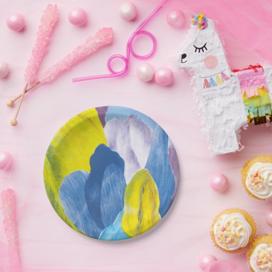 False Indigo III Pappteller (Party)