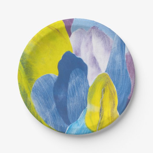 False Indigo III Pappteller (Vorderseite)