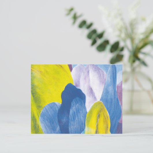 False Indigo III Postkarte (Stehend Vorderseite)