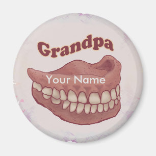 False Teeth Grandpa-Magnet Magnet