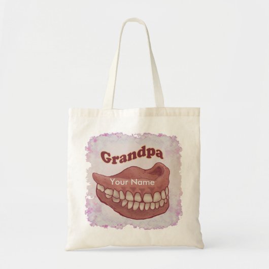 False Teeth Grandpa Tragetasche (Vorne)
