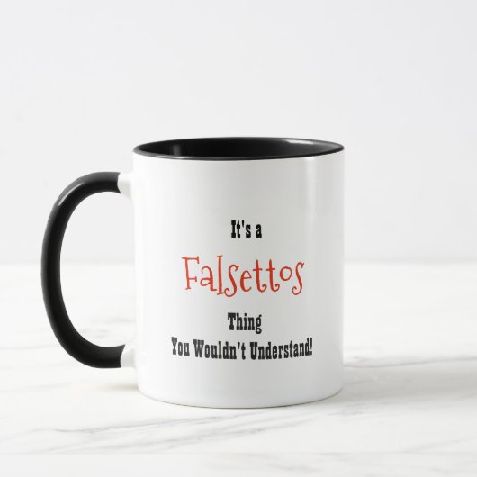 Falsett-Tasse Tasse (Links)