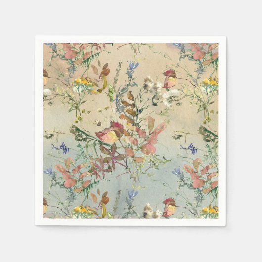 FALSFALL | Botanischer Herbst Serviette (Vorderseite)