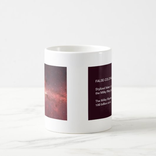 FALSFARBENE MILCHSTRASSE KAFFEETASSE (Mittel)
