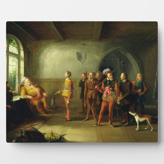 Falstaff and the Recruruits, from 'Henry IV, Part Fotoplatte (Vorderseite)