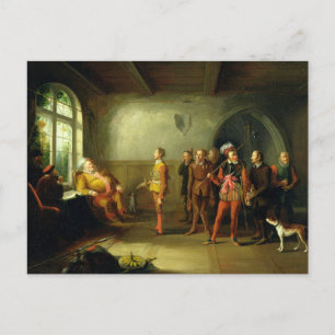 Falstaff and the Recruruits, from 'Henry IV, Part  Postkarte