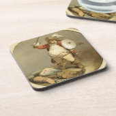 Falstaff mit dem Körper von Hotspur, c.1786 (Öl an Getränkeuntersetzer (Linke Seite)