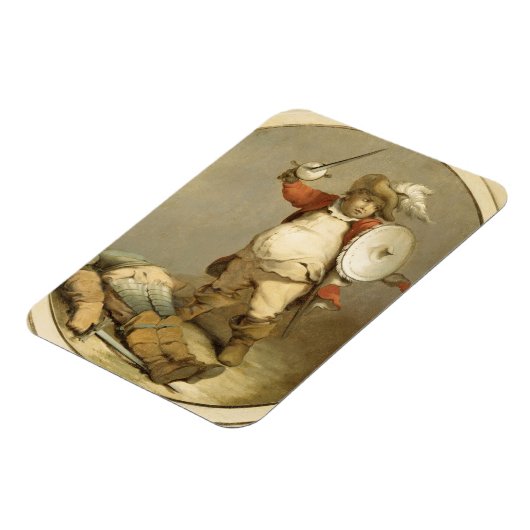 Falstaff with the Body of Hotspur, c.1786 (Öl auf Magnet (Linke Seite)