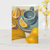 Falt Grußkarte Karte (Gelbe Blume)