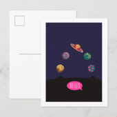 Falt Grußkarte Postkarte (Vorne/Hinten)
