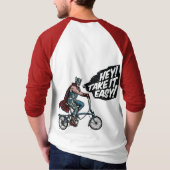 Faltbare Fahrradringer T-Shirt (Rückseite)