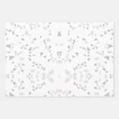 Faltblatt für schwarz-weiße Terrazzo Geschenkpapier Set (Vorderseite 3)