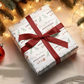 Faltblätter für den Santa North Pole Geschenkpapier Set