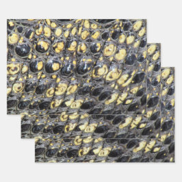 Faltblätter für die "Alligatorhaut" Geschenkpapier Set