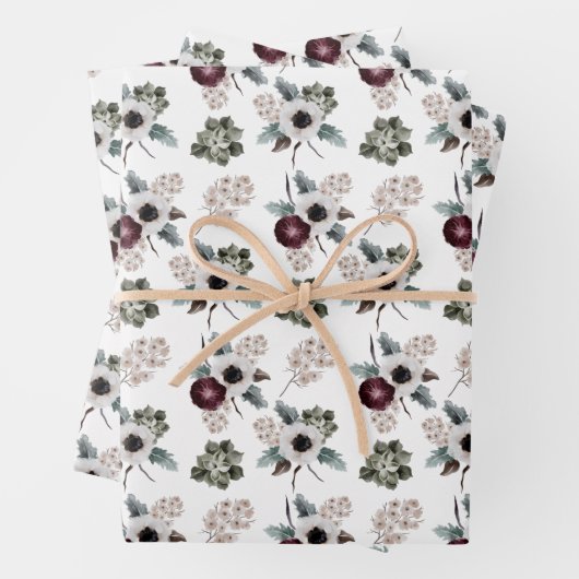 Faltblätter für Wasserfarben Geschenkpapier Set (Beispiel)