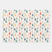 Faltblätter für Weihnachtsgeschenkartikel Geschenkpapier Set (Vorderseite 3)