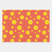 Faltblätter zum Thema "Pickleball Sport" Geschenkpapier Set (Vorderseite 2)