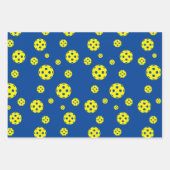 Faltblätter zum Thema "Pickleball Sport" Geschenkpapier Set (Vorderseite)