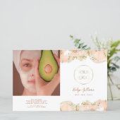 Faltbroschüre für Pfirsichmarmor (Stehend Vorderseite)