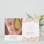 Faltbroschüre für Pfirsichmarmor (Stehend Vorderseite)