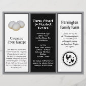 Faltbroschüre "Schwarz und Weiß" Flyer (Vorne)