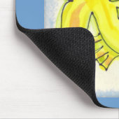 Fältchen herauf Baby Mousepad (Ecke)